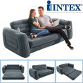 Intex Pull-Out Sofa 203x224x66 cm Schlafsofa ausziehbar Luft Couch Sessel 66552