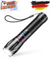 Blukar LED Taschenlampe Aufladbar, 2000 Lumen, Helle Zoombares Taschenlampen