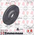 1x ZIMMERMANN Bremsscheibe BLACK Z 150.3478.54 für BMW 5er F10 Touring F11 F07