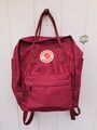 FJÄLLRÄVEN Fjällraven Kanken Rucksack Tasche  ROT KÅNKEN  TOLLE FARBE STOFF 