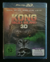 KONG SKULL ISLAND BLU-RAY 3D - TOM HIDDLESTON,SAMUEL L.JACKSON,  BLU-RAY NEU OVP