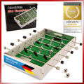 Mini Kickertisch Alu Tischkicker Miniatur Kicker Metall Tischfussball Spieltisch