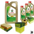 MANN-FILTER Inspektionspaket 8L CASTROL 5W-30 M passend für BMW Z4 Coupe E86