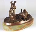 MORIN Bronze Hase um 1870  AL525