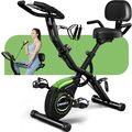 LCD Trimmrad Heimtrainer Fitness Fahrrad Klappbarer Hometrainer Cardio Ergometer