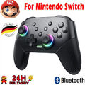 Wireless Bluetooth Pro CONTROLLER /GAMEPAD + Ladekabel für Nintendo Switch USB-C