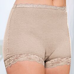 Taillen Slip Spitze hautfarben Gr. 44/46 Hüft-Slip tailliert Miederhöschen beige