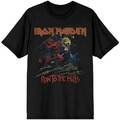 IRON MAIDEN - Number of the Beast Run To The Hills Distress T-Shirt 