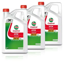 3x 5 L = 15 LITER CASTROL GTX 5W-40 A3/B4 MOTOR-ÖL MOTOREN-ÖLDie Nr.1* für Autoteile: Top-Preis-Leistungs-Verhältnis