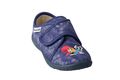 Romika Kinder Hausschuh Romeo 01 marine/bunt Klett *Motiv*