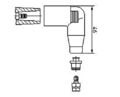 Zündspule Stecker Für VW SKODA SEAT AUDI Bora Caddy II III Flight 06A035281A