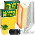 MANN FILTER INSPEKTIONSPAKET passend für AUDI A4 B8 A5 8T 8F Q5 8R 1.8+2.0 TFSI