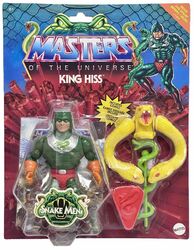 KING HISS MASTERS OF THE UNIVERSE ORIGINS MOTU DELUXE 2022 MATTEL