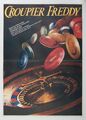 Filmposter Croupier Freddy 1983 Grafikdesign 1980er Jahre Kinokunst großes Original