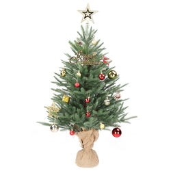 90CM Christbaum künstlicher Weihnachtsbaum PVC Tannenbaum künstlich Tanne