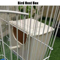 Breeding Bird Nest Box Plastic Bird Cage Mount Nesting Box Mating House Parakeet