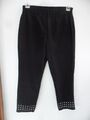 M&S Mode - Damen 3/4 Hose - Schlupfhose - schwarz mit Nieten - Gr. XXL ca. Gr.48