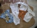 Set Babysachen Gr. 56 *Body's* Hosen mit Gebrauchsspuren