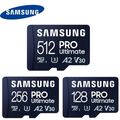 Samsung PRO Ultimate 128GB 256GB 512GB MicroSD SDXC Karte Class 10 Speicherkarte