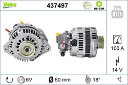 Lichtmaschine Generator Lima VALEO RE-GEN AT 437497 +71.40€ Pfand für OPEL ASTRA