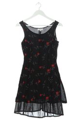 CARTOON Sommerkleid Damen Gr. DE 36 schwarz-rot-khaki Street-Fashion-Look