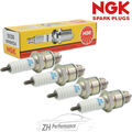 4x NGK 5539 BR8HSA Zündkerze für Sangyang SYM Rivero Kymco Malaguti Daelim