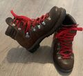 Skywalk Bergstiefel Bergschuhe Herren Damen Braun Leder rote Schnürer GR. 36