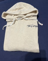 TOMMY HILFIGER Hoodie Pullover  Damen Gr. L - creme - wie neu - !!!