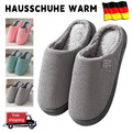 Damen Herren Winter Warme Hausschuhe Pantoffeln Slipper Slip On Schlappen.Unisex