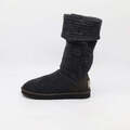 Ugg Classic Cardy Sock Boots Stoff Schwarz Farbe für Damen EU 38