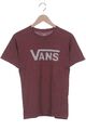 VANS T-Shirt Herren Oberteil Shirt Sportshirt Gr. S Baumwolle Bordeaux #g9twp1h