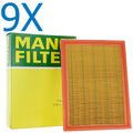 9x Mann-Filter Luftfilter Motor Air Filter C 24 080