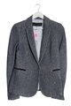 ZARA Kurz-Blazer Damen Gr. DE 36 hellgrau Casual-Look