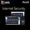 AVG Internet Security 5 PC 1 Jahr 2024 Vollversion DE Antivirus NEU 2023 DE EU