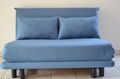 Ligne Roset Multy 2 Schlafsofa in Microfaser Babyblau mit Bultex Matratze !