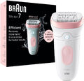 BRAUN Silk-epil 7 7-000 Epilierer Massageaufsatz Wet & Dry rosa/weiß B-Ware