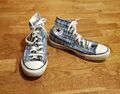 Converse All Star Classic Chucks High-Top Sneaker Gr. 36 Canvas Blau Karriert 