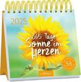 Postkartenkalender 365 Tage Sonne im Herzen 2025: Kleiner Tischkalender für mehr