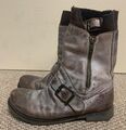 Gr. 38  BUFFALO Biker STIEFELETTE Stiefel braun  BOOTS