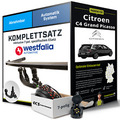 Anhängerkupplung WESTFALIA abnehmbar für CITROEN C4 Grand Picasso +E-Satz Kit