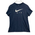 Nike Air T-Shirt Herren Shirt L Blau kurzarm