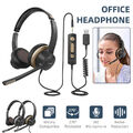 Mpow Headset PC 3,5mm Klinke Kopfhörer mit Mikrofon Video Chat Laptop Computer