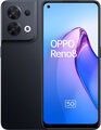 Oppo Reno 8 5G Dual-SIM Smartphone 256GB Schwarz Shimmer Black - NEU & OVP