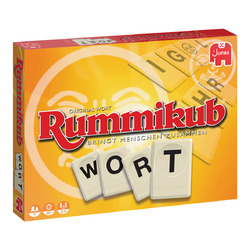 JUMBO 03469 Rummikub Wort ,Familienspiel