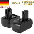 2X 3,5AH 14,4V Ni-MH Akku Für Metabo ULA9.6-18 6.25476,BSZ 14.4, SBZ 14.4 Impuls