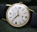 Axes EXTRA Orologio Vintage Peseux 330 Bauhaus Case Gold Plated 35.5x44mm