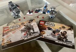 LEGO STAR WARS 75195 Ski Speeder vs. First Order Walker W/OUT Minifigs & Box