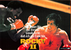 Rocky II ORIGINAL Aushangfoto Sylvester Stallone / Talia Shire / Carl Weathers