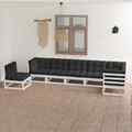 Garten Lounge Set Gartenmöbel Sofa Sitzgruppe 7-tlg. Kiefer Massivholz vidaXL