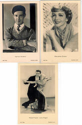 Claudette Colbert, Ramon Novarro, June Knight u.Robert Taylor Ross Karten